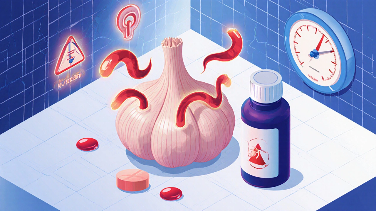 Garlic Supplements and Anticoagulants: What You Need to Know About Bleeding Risk