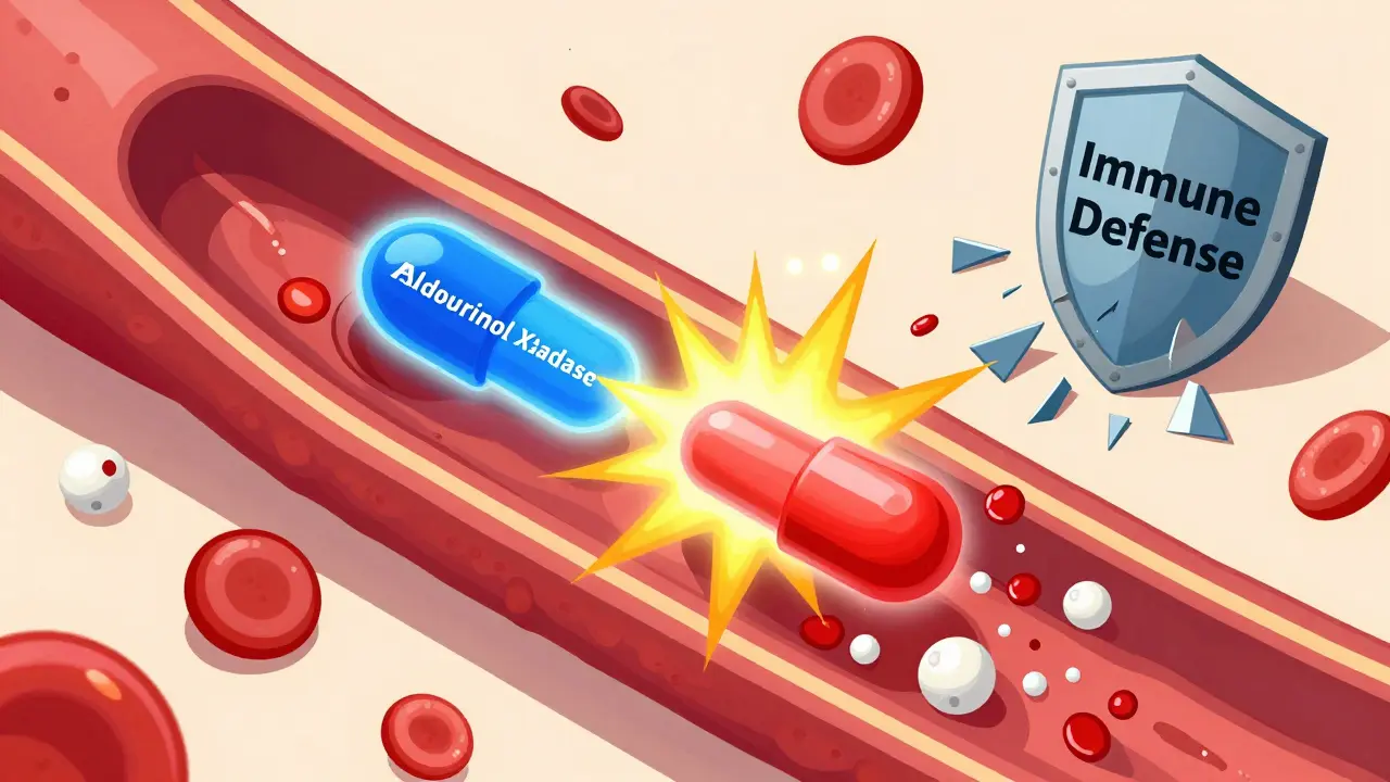Gout Medications: Understanding the Dangerous Interaction Between Allopurinol and Azathioprine