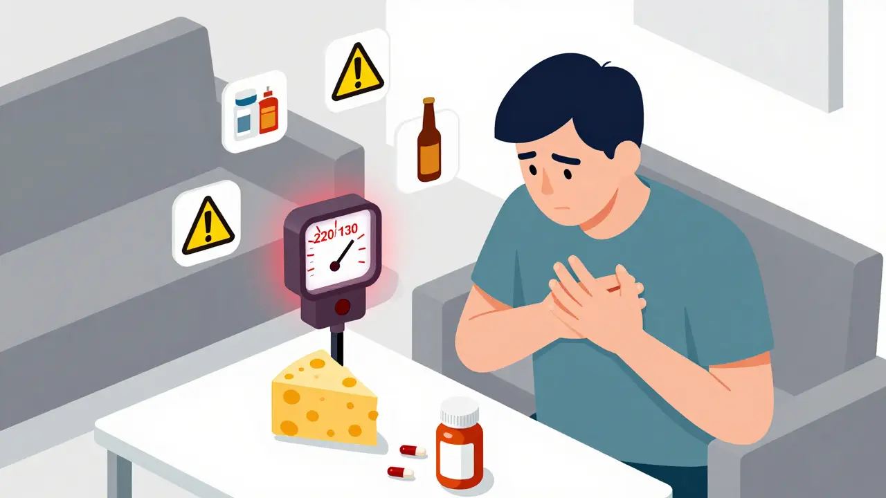Severe Hypertensive Crisis from Drug Interactions and Reactions
