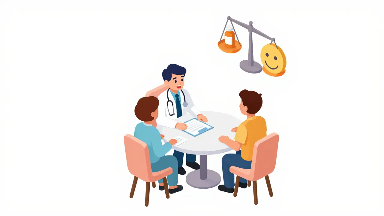 Shared Decision-Making Scripts for Side Effect Trade-Offs Guide